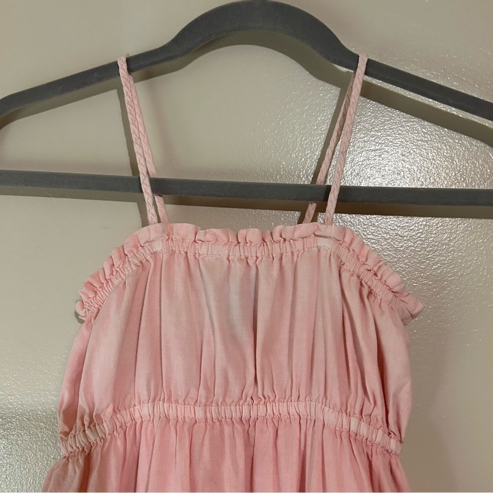 Old Navy Girls Sun Dress Size 8 Coral Fade with floral sequins - Picture 6 of 7